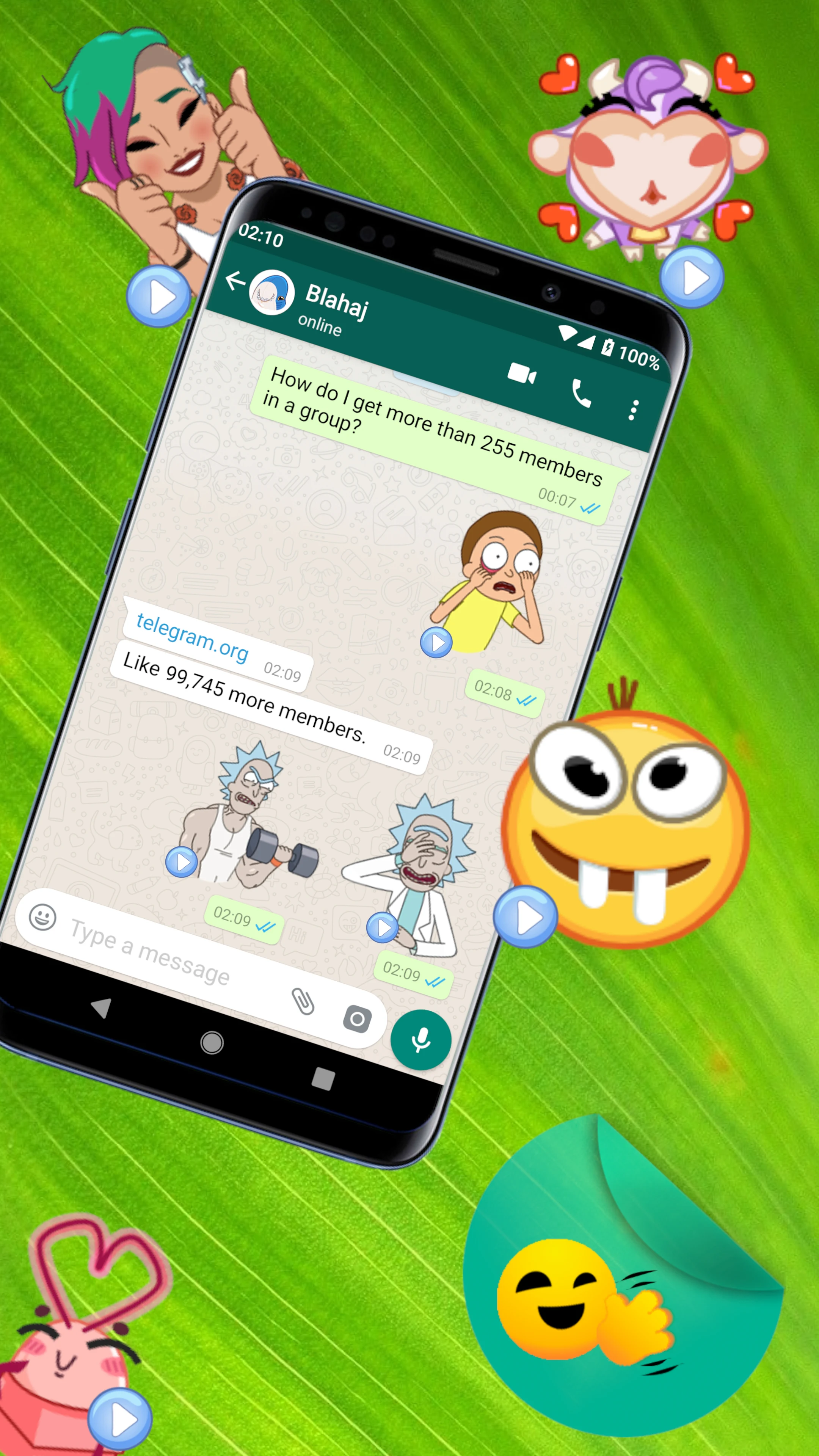WASticker Moving Stickers screenshot