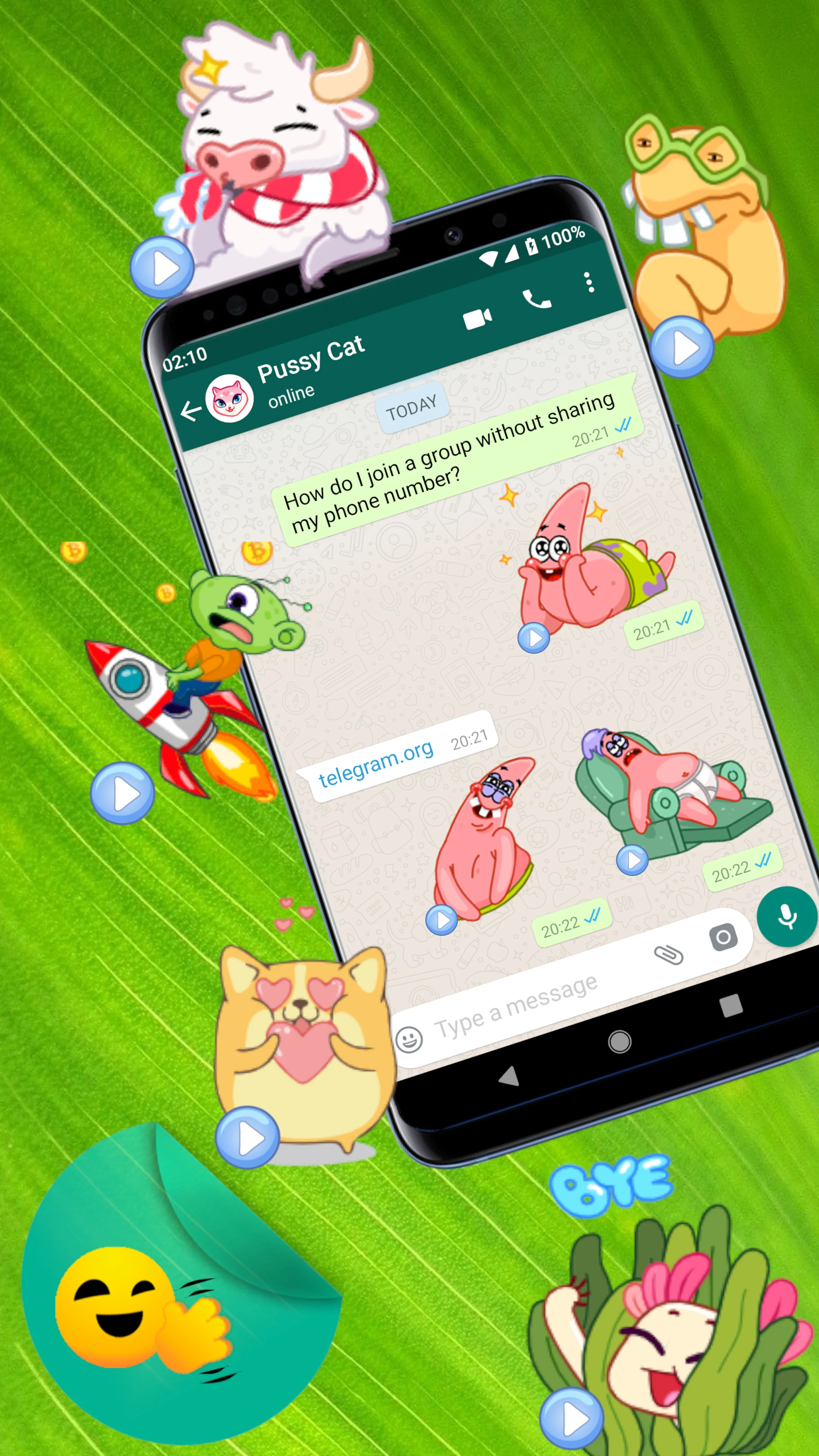 WASticker Moving Stickers screenshot