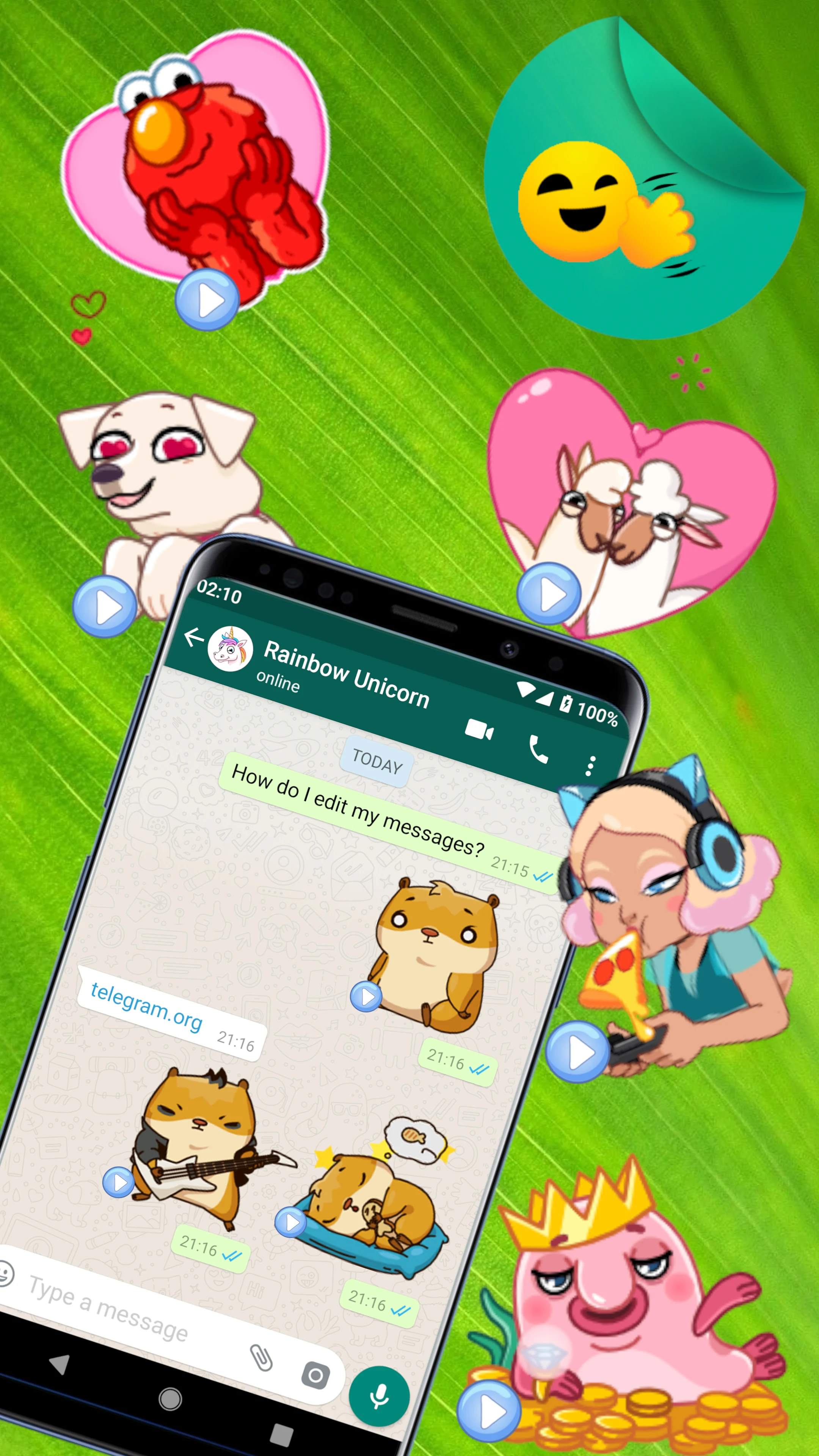 WASticker Moving Stickers screenshot